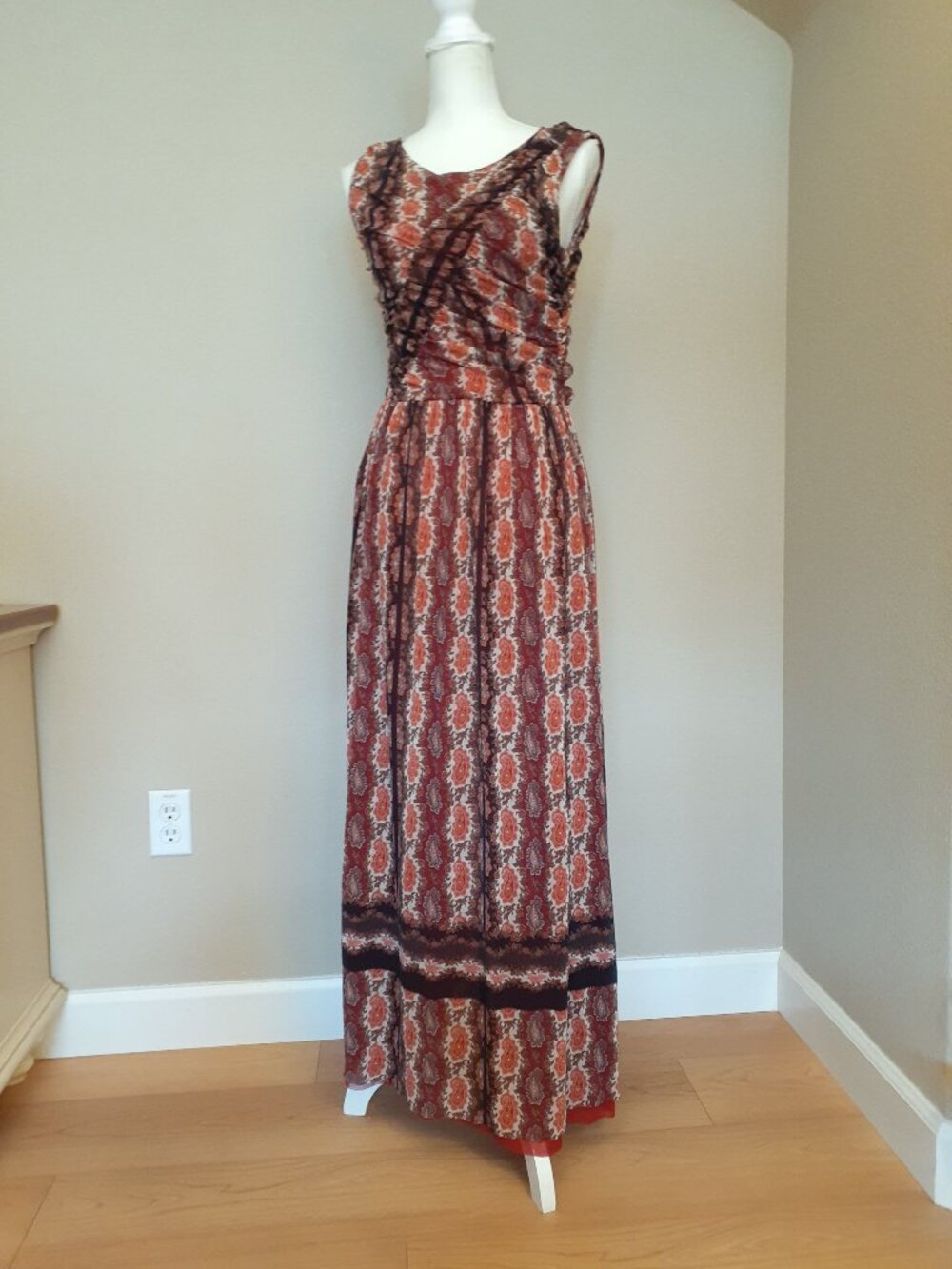 Jean Paul Gaultier Soleil Mesh Maxi Dress